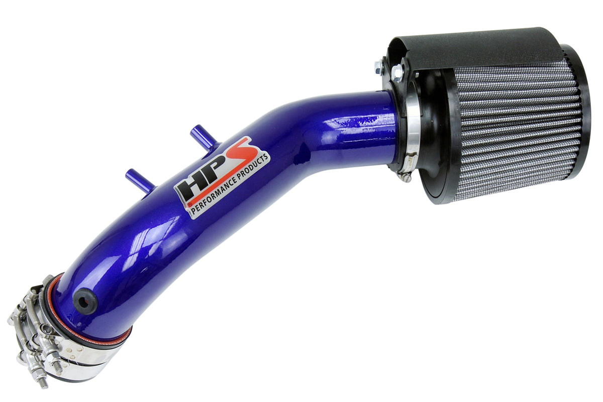 827-122BL HPS Blue 827 Series Performance Air Intake 2003-2006 Honda Accord 2.4L without Maf Sensor Includes Heat Shield