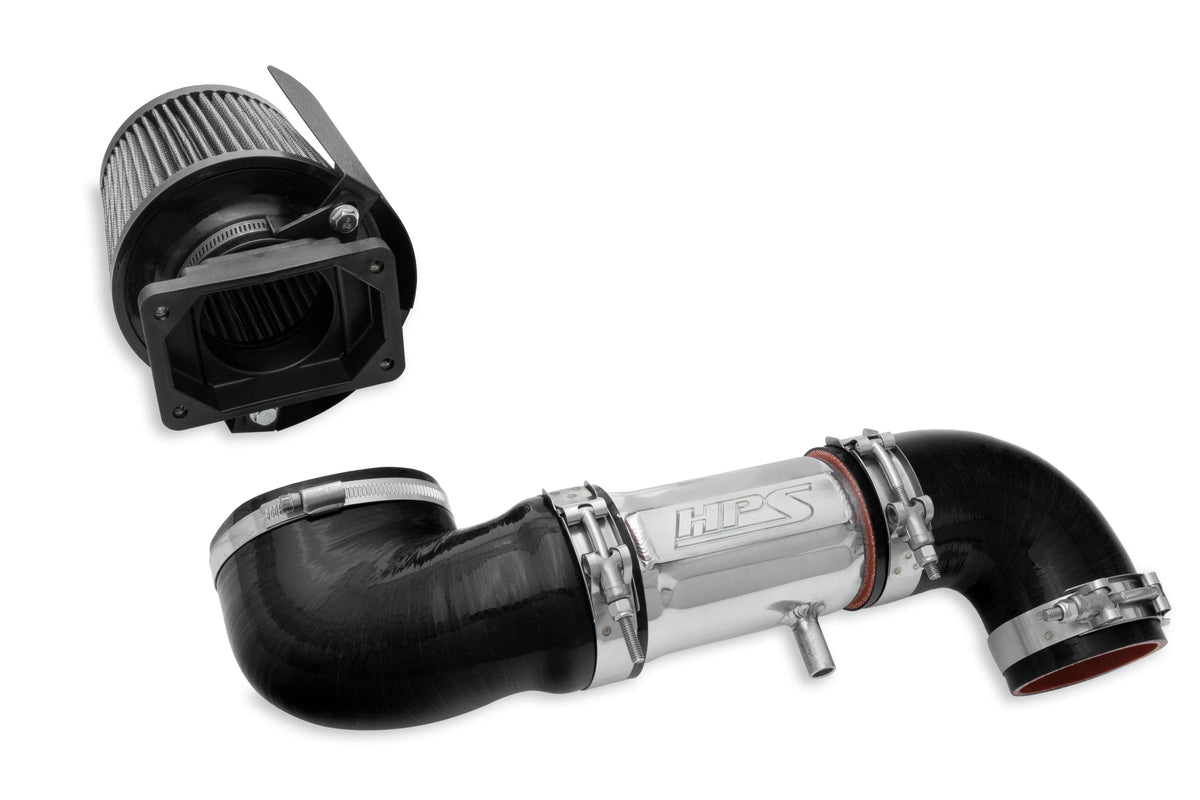 827-151P HPS Polished 827 Series Performance Air Intake 1991-1999 Mitsubishi 3000GT DOHC 3.0L V6 Non Turbo Includes Heat Shield