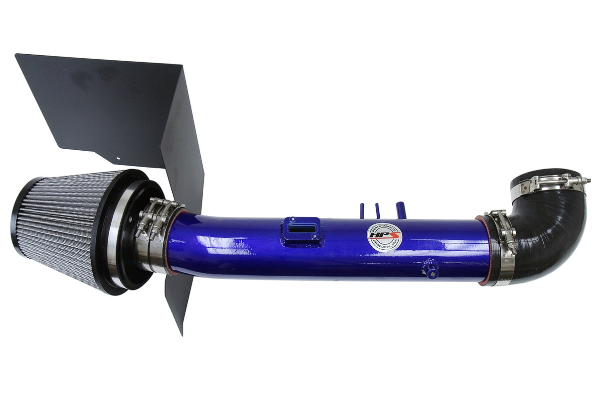 827-523BL HPS Blue 827 Series Performance Air Intake 2005-2007 Toyota Sequoia 4.7L V8 Includes Heat Shield