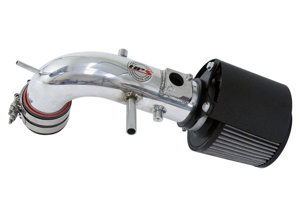 827-524P HPS Polished 827 Series Performance Air Intake 2012-2017 Toyota Camry 2.5L 4CYL Includes Heat Shield Cam Bearing Set