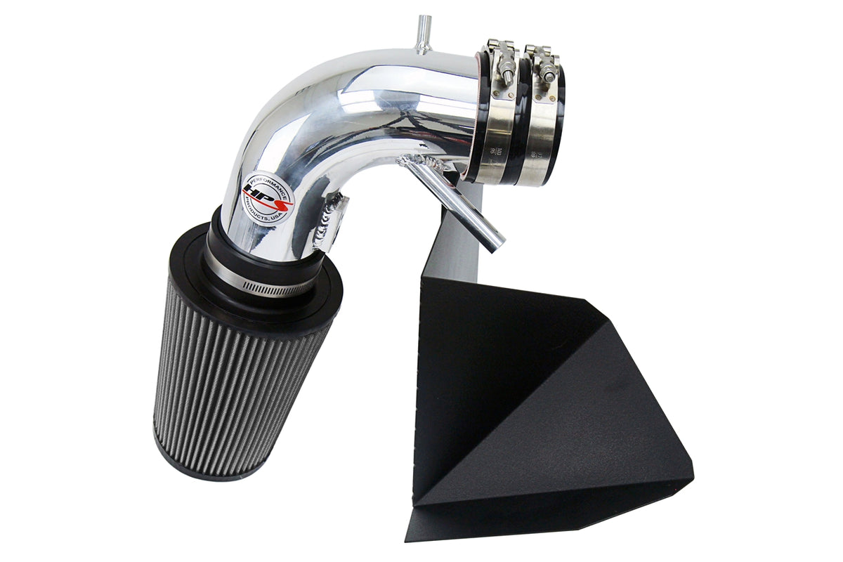 827-525P HPS Polished 827 Series Performance Air Intake 2013-2016 Hyundai Genesis Coupe 3.8L V6 Includes Heat Shield