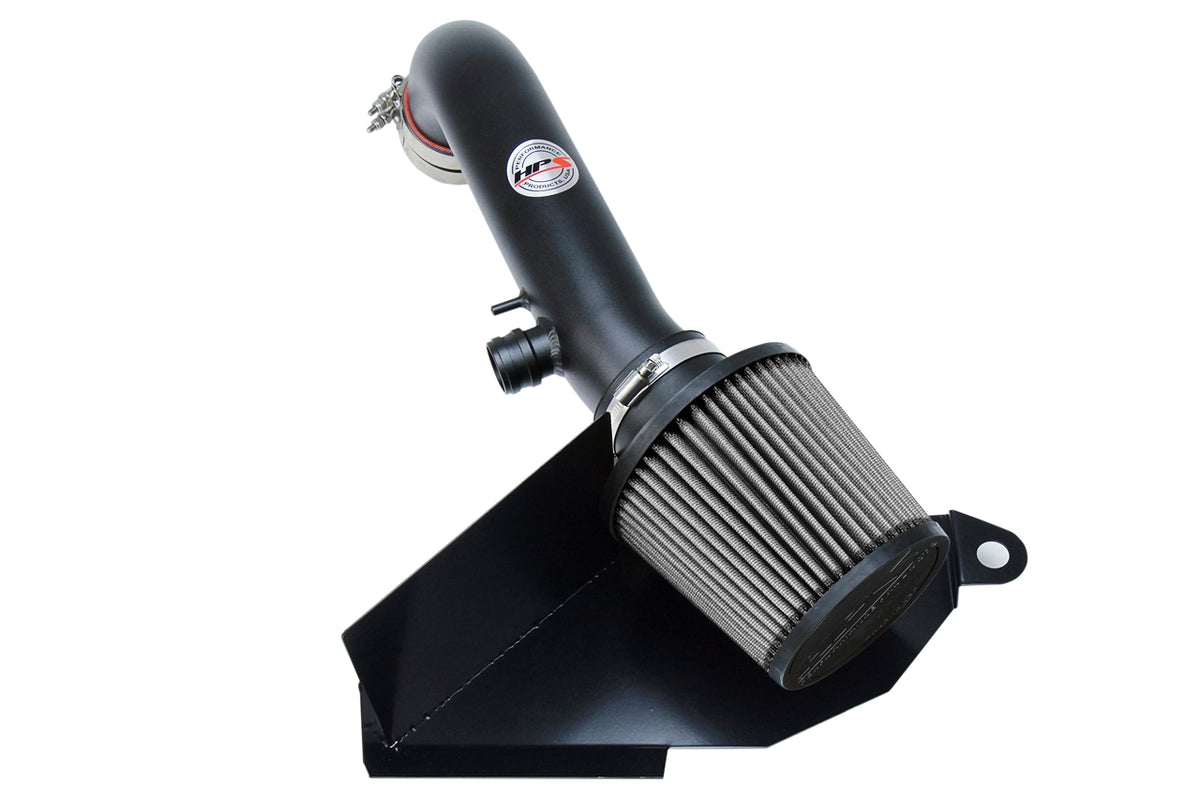 827-577WB HPS Black 827 Series Performance Air Intake 2015-2019 Audi A3 Quattro 2.0T Tfsi Turbo without Maf Sensor Includes Heat Shield