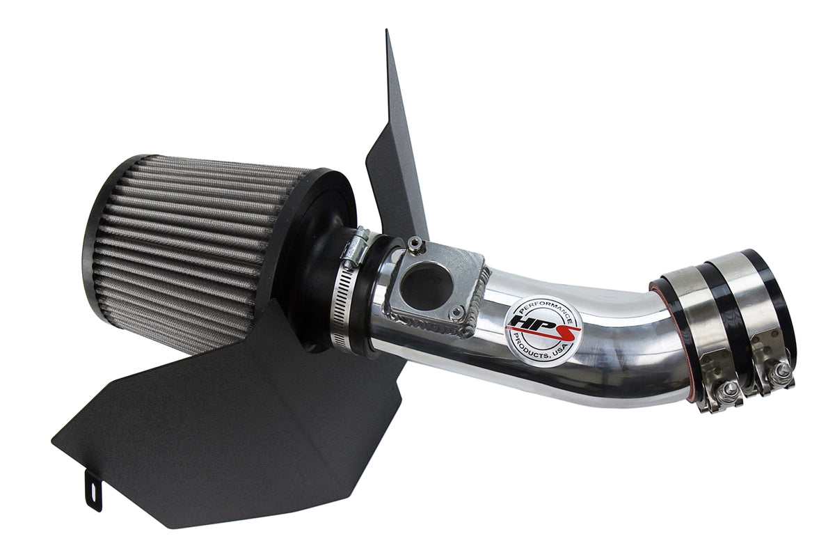 827-606P HPS Polished 827 Series Performance Air Intake 2004-2007 Subaru WRX STI 2.5L Turbo Includes Heat Shield