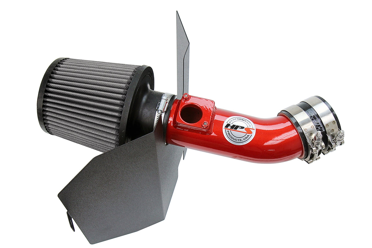 827-606R HPS Red 827 Series Performance Air Intake 2004-2007 Subaru WRX STI 2.5L Turbo Includes Heat Shield