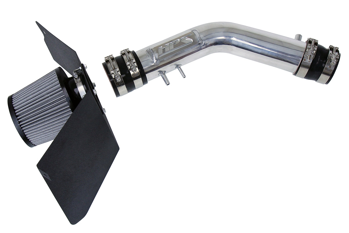 827-663P HPS Polished 827 Series Performance Air Intake 1995-1999 Toyota Tacoma 2.4L 2.7L Includes Heat Shield