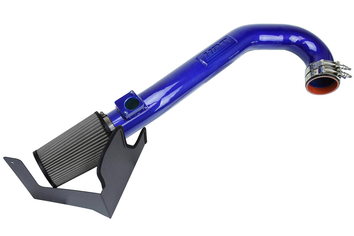 827-684BL HPS Blue 827 Series Performance Air Intake 2018-2025 Subaru Crosstrek 2.0L Non Turbo Includes Heat Shield