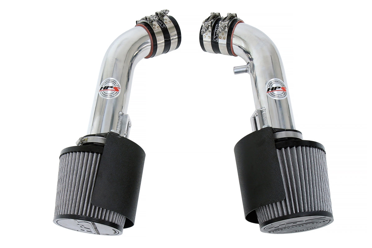 827-706P HPS Polished 827 Series Performance Air Intake 2008-2013 Infiniti G37 3.7L V6 Includes Heat Shield