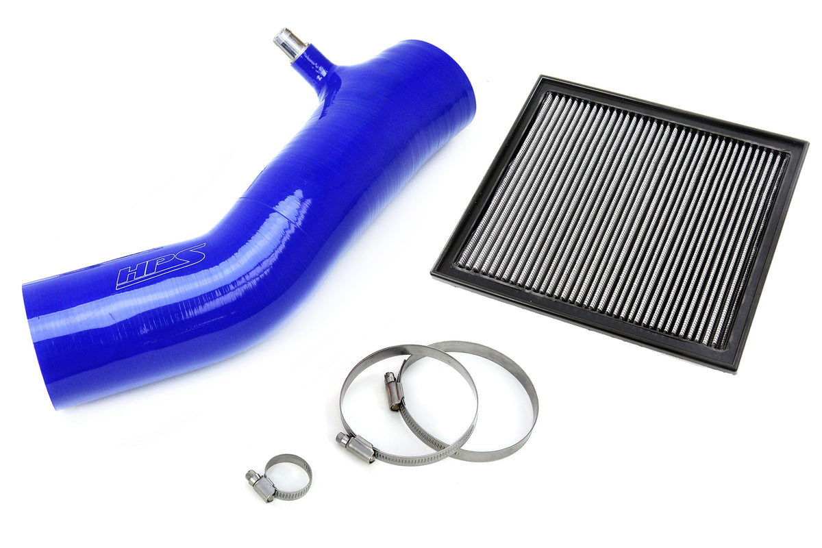 827-725BL HPS Blue 827 Series Performance Air Intake 2016-2023 Toyota Tacoma 3.5L V6 Equipped with Standard Air Box