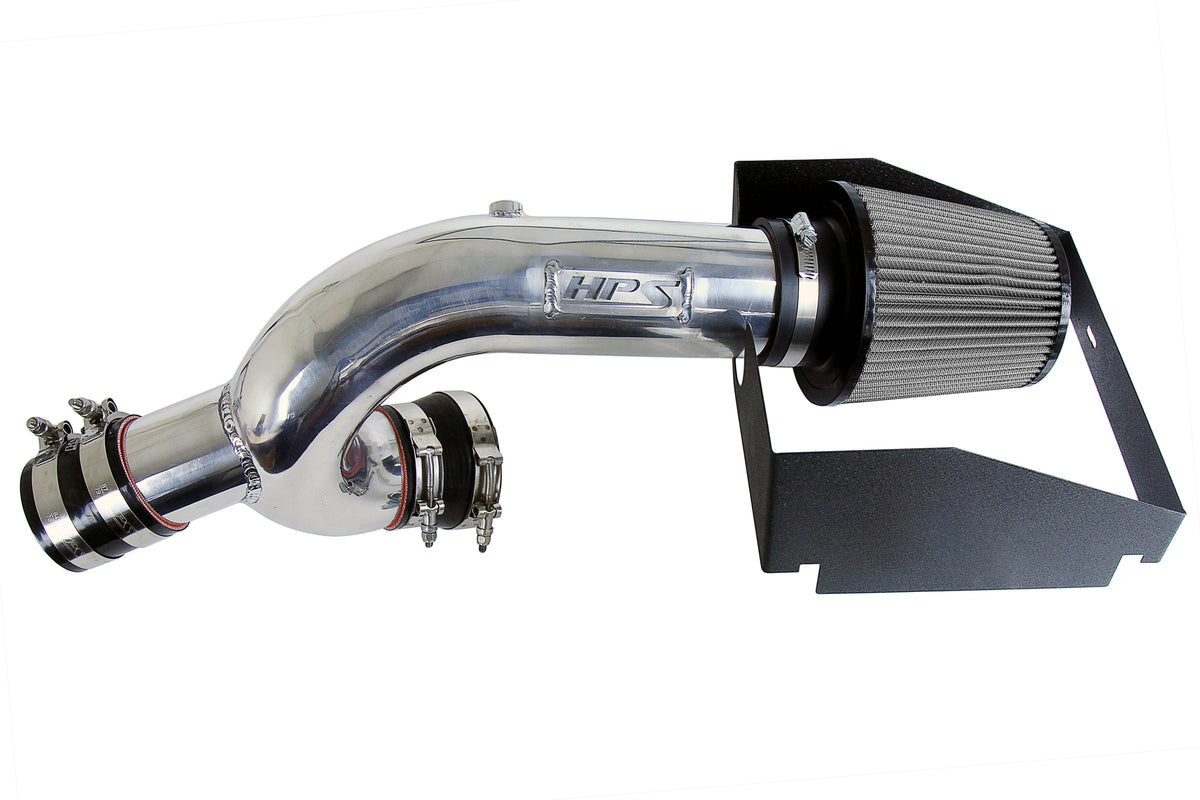 827-787P HPS Polished 827 Series Performance Air Intake 2017-2025 Ford F-150 Raptor 3.5L V6 Includes Heat Shield; Does Not Fit Hybrid Models