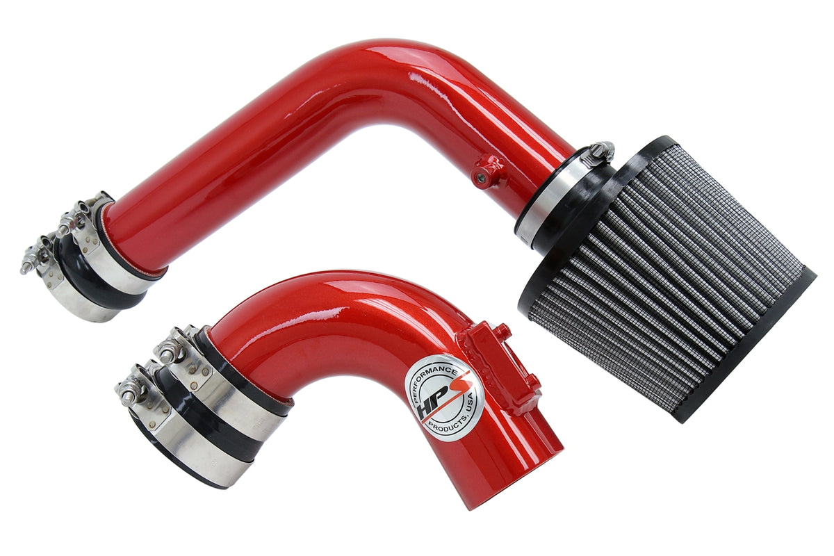 837-165R HPS Red 837 Series Performance Air Intake 2003-2009 Mazda MAZDA3 2.0L / 2.3L Non Turbo Converts to Shortram Intake