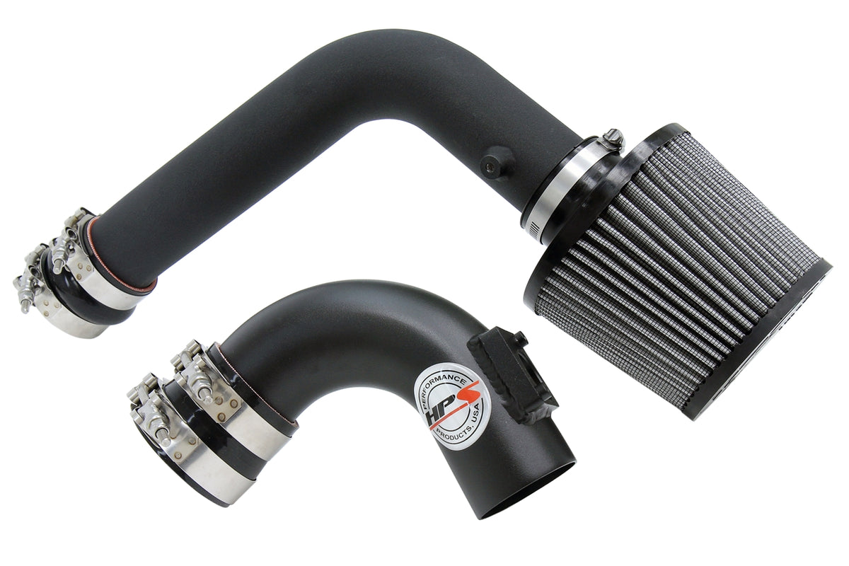 837-165WB HPS Black 837 Series Performance Air Intake 2003-2009 Mazda MAZDA3 2.0L / 2.3L Non Turbo Converts to Shortram Intake