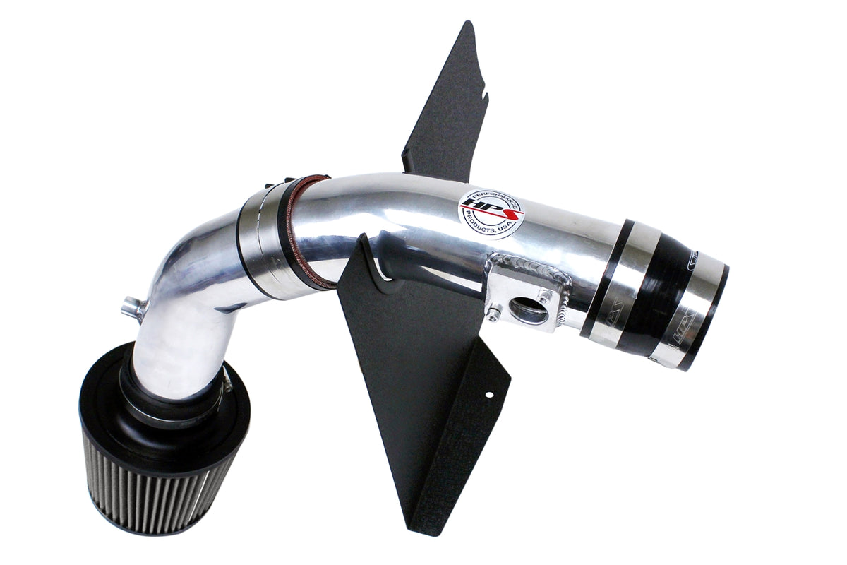 837-566P HPS Polished 837 Series Performance Air Intake 2008-2014 Subaru WRX STI 2.5L Turbo Converts to Shortram Intake