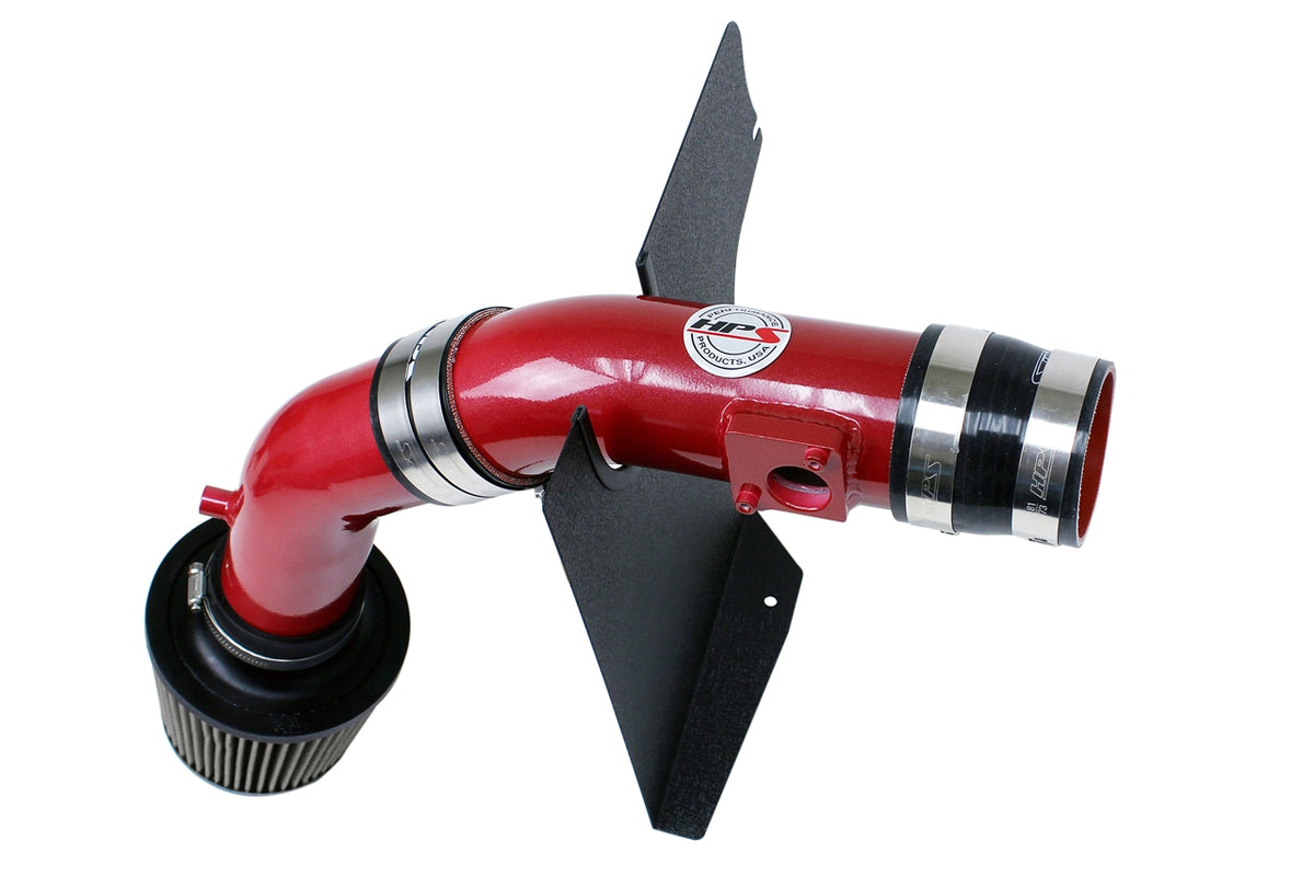 837-566R HPS Red 837 Series Performance Air Intake 2008-2014 Subaru WRX STI 2.5L Turbo Converts to Shortram Intake