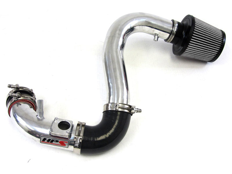 837-601P HPS Polished 837 Series Performance Air Intake 2007-2013 Mazda Mazdaspeed 3 2.3L Turbo Converts to Shortram Intake