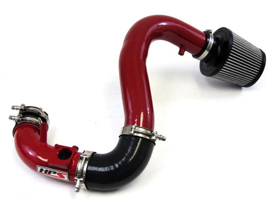 837-601R HPS Red 837 Series Performance Air Intake 2007-2013 Mazda Mazdaspeed 3 2.3L Turbo Converts to Shortram Intake