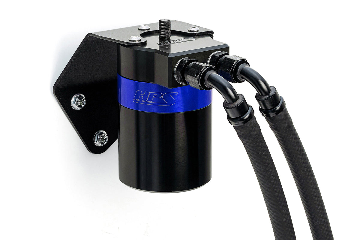 860-006BL HPS Blue Oil Catch Can 2015-2019 Subaru Outback 2.5L Naturally Aspirated