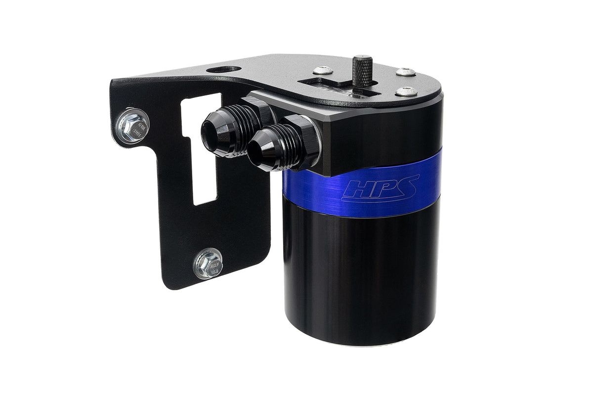 860-007BL HPS Blue Oil Catch Can 2015-2021 Subaru WRX 2.0L Turbo