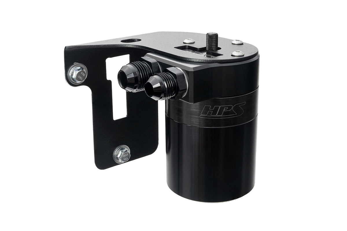860-007WB HPS Black Oil Catch Can 2015-2021 Subaru WRX 2.0L Turbo