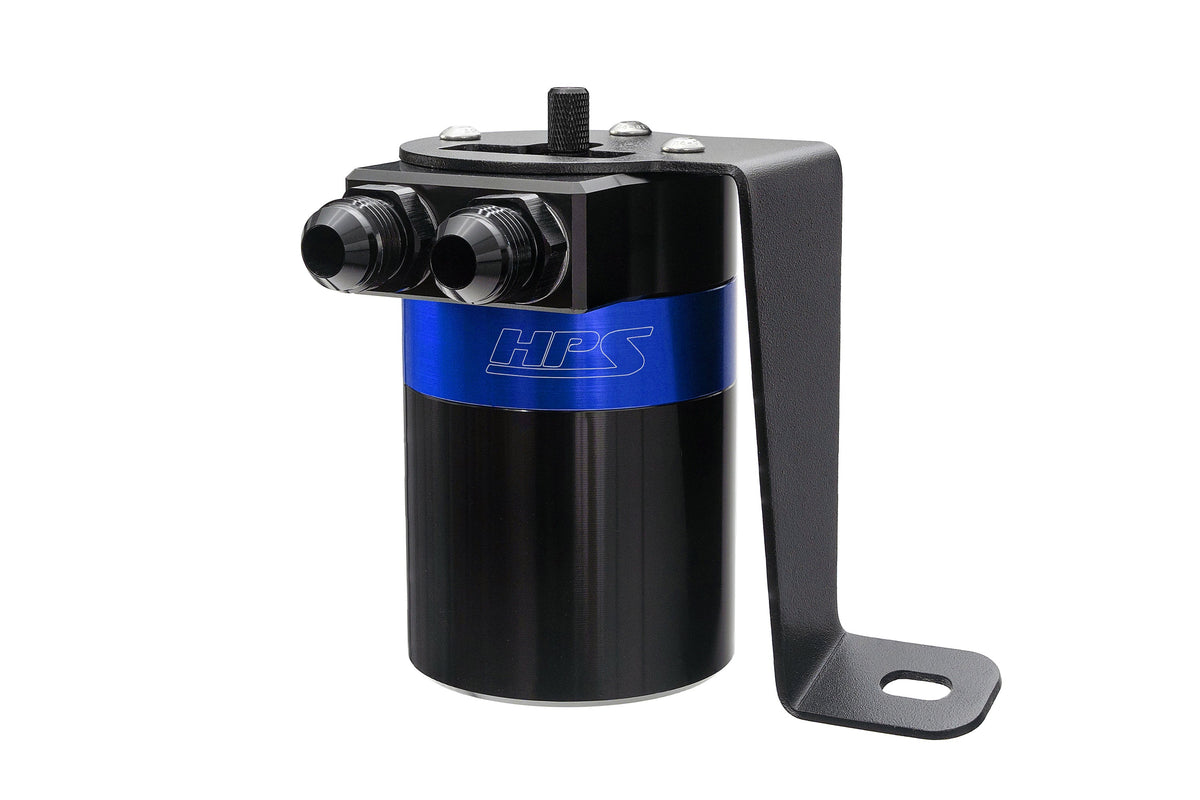860-008BL HPS Blue Oil Catch Can 2018-2021 Subaru WRX STI 2.5L Turbo