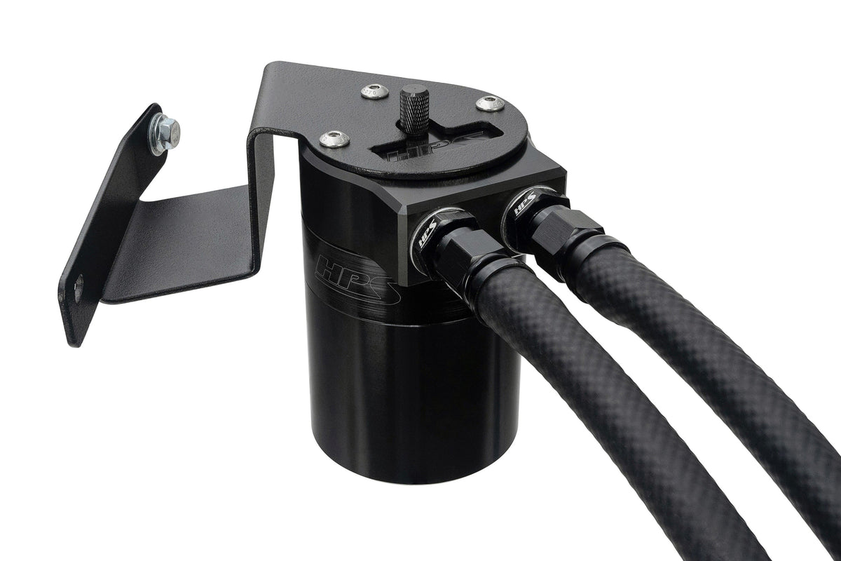 860-013WB HPS Black Oil Catch Can 2009-2014 Acura Tsx 2.4L
