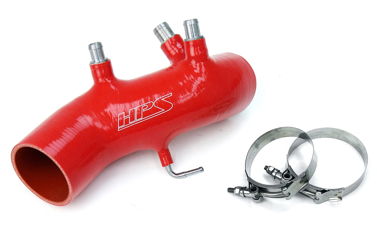 87-17882-RED HPS Red Silicone Air Intake Hose 1986-1992 Toyota Supra 7MGTE Turbo