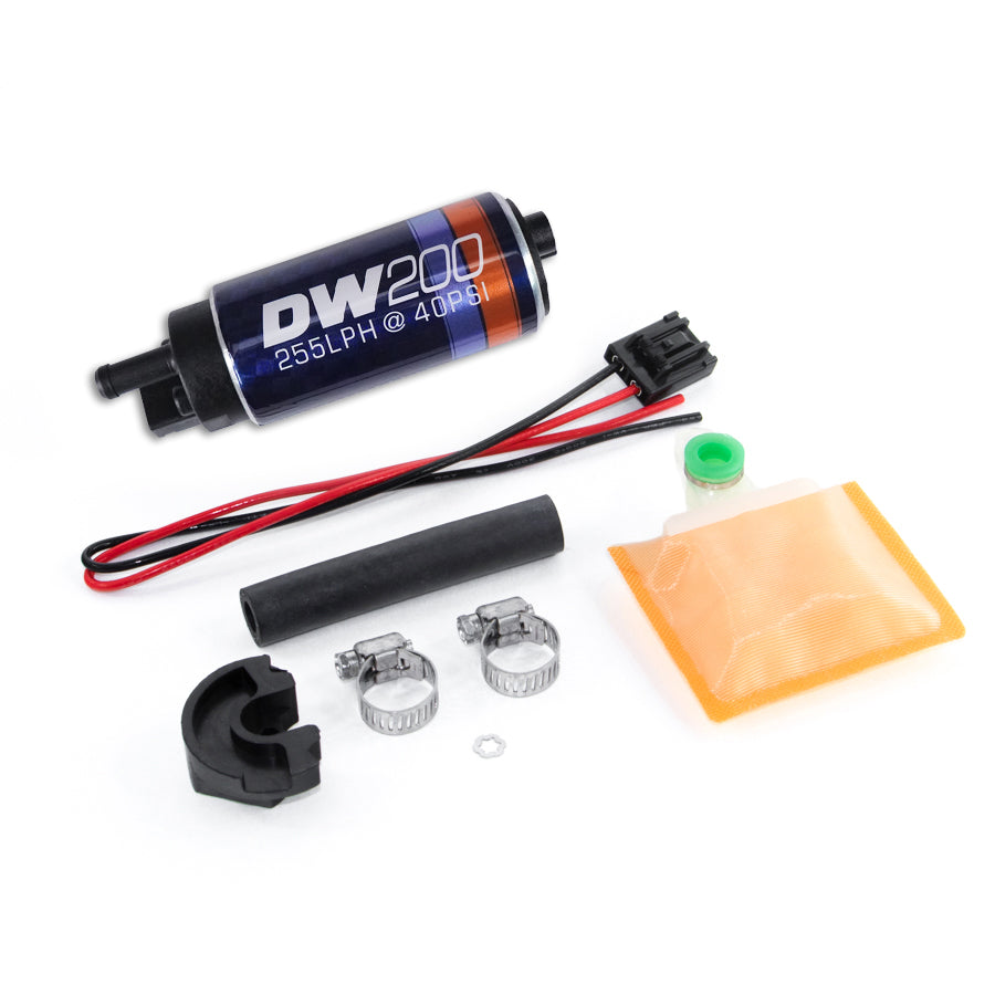 9-201-0766 DeatschWerks DW200 255lph In-Tank Fuel Pump w/ 9-0766 Install Kit 1989-1994 Nissan 240SX Silvia S13