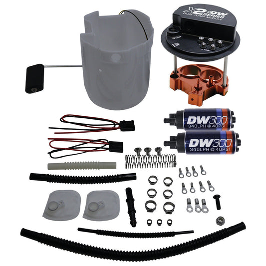 9-301-7051 DW X2 Series Fuel Pump Module with Dual DW300 Pumps Subaru BRZ FR-S Toyota 86 13-20 FA20 4U-GSE