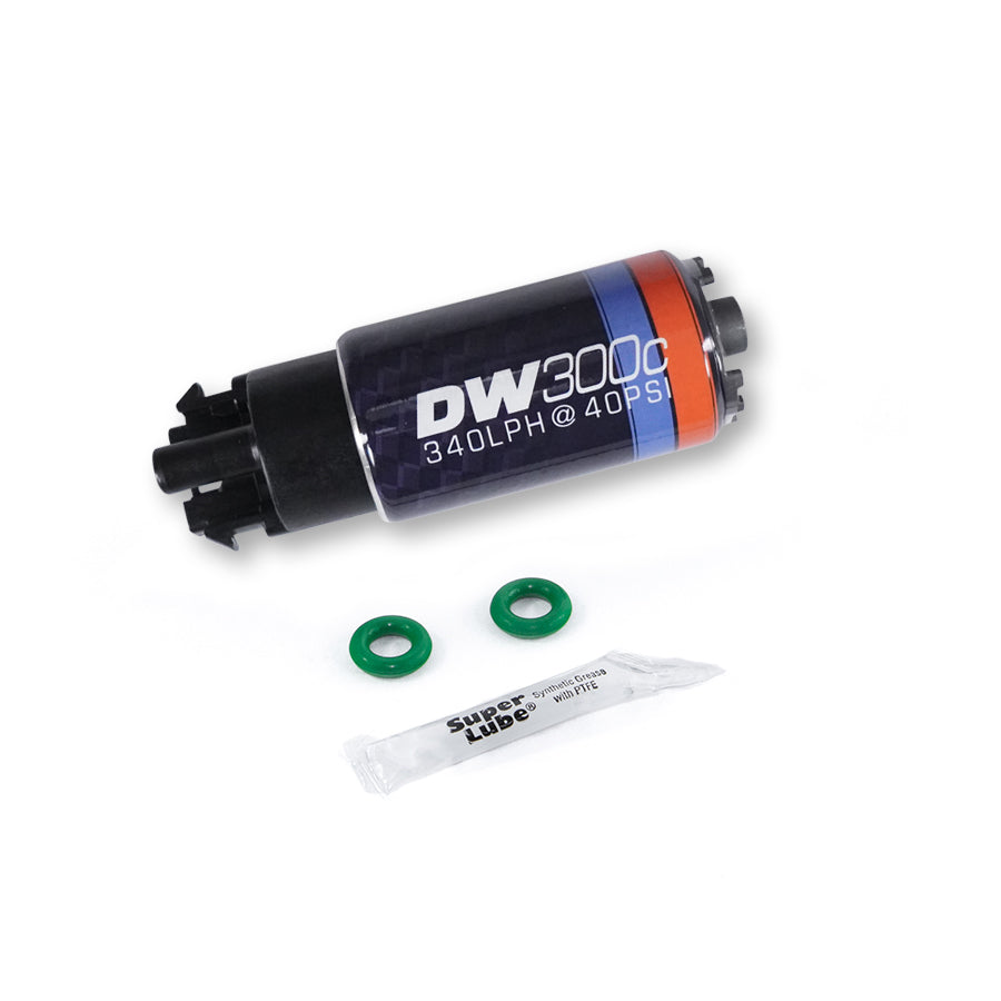 9-309-1009 Deatschwerks 340lph DW300C Compact Fuel Pump Set Up Kit 2009-2015 Nissan GTR GT-R R35 VR38DETT