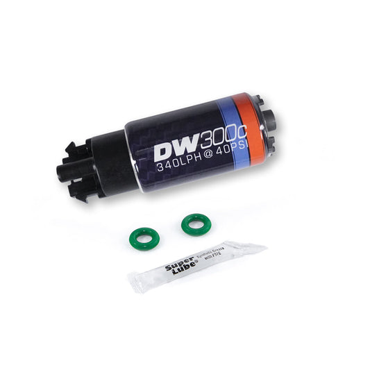 Deatschwerks 340lph DW300C Compact Fuel Pump Set Up Kit 2009-2015 Nissan GTR GT-R R35 VR38DETT