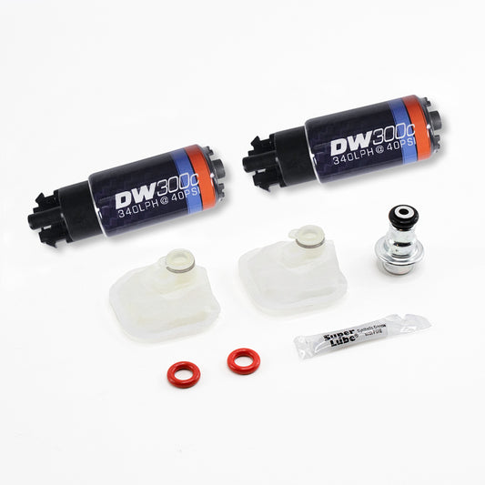 9-309-1039 DeatschWerks 340lph DW300C Compact In-Tank Dual Fuel Pumps w/ Install Kit 2009-2015 Cadillac CTS-V