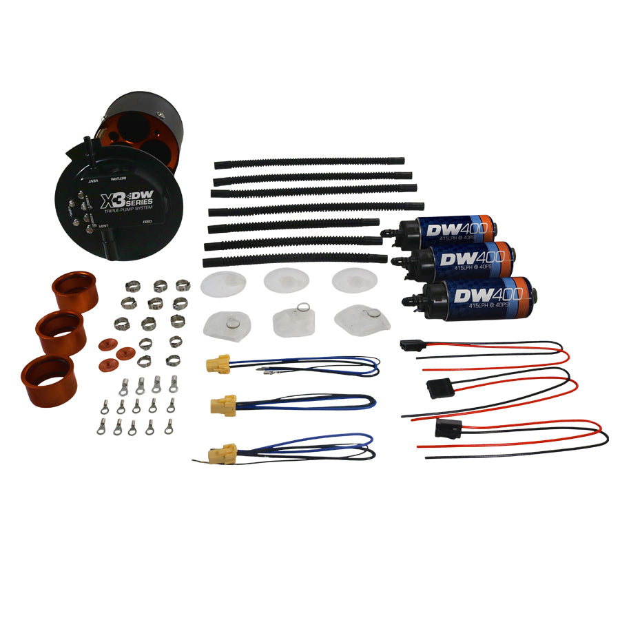9-401-7033 DeatschWerks 2015+ Ford F150 Coyote X3 Series Fuel Pump Module W/ Triple DW400 Fuel Pumps