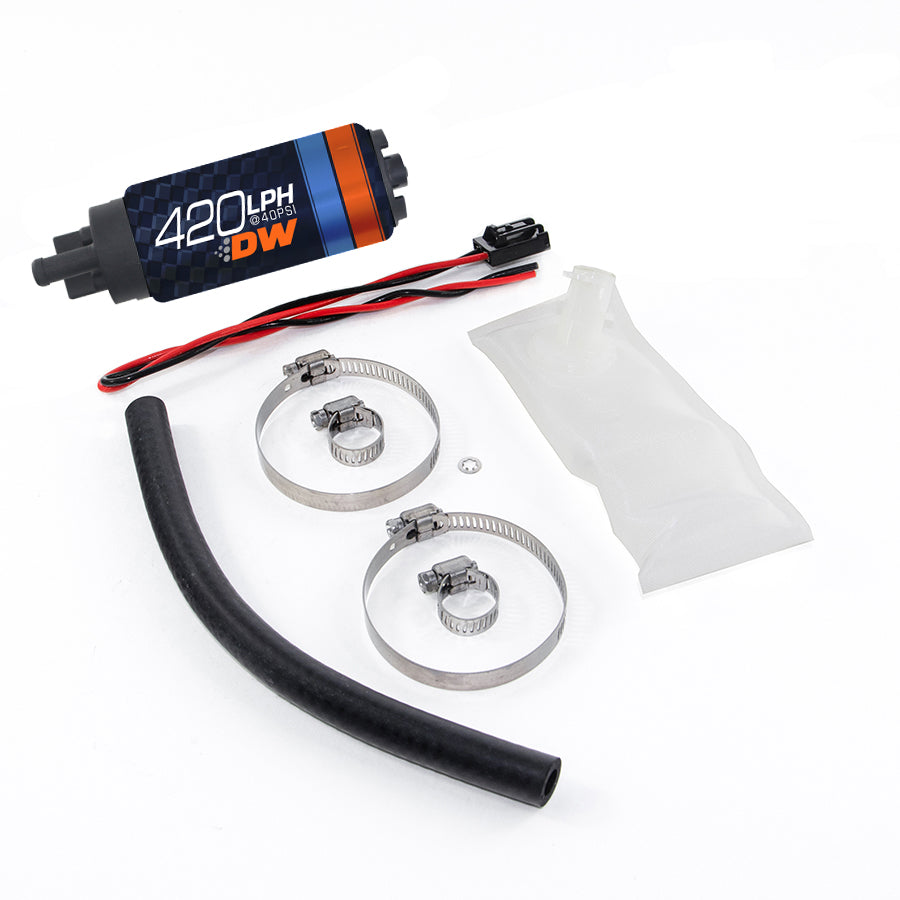 9-421-1023 DeatschWerks DW420 420lph In-Tank Fuel Pump with Install Kit 93-98 Skyline GTR R33 RB25DET RB26DETT
