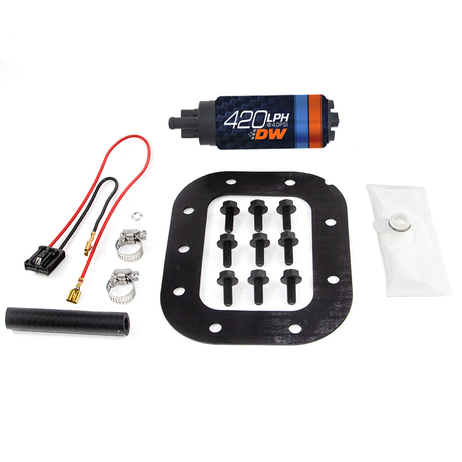 9-421-1027 DeatschWerks DW420 420lph In-Tank Fuel Pump w/ 9-1027 Install Kit 1984-1985 Corvette 5.7L L83