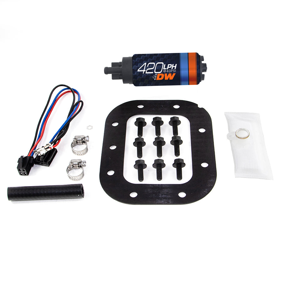 9-421-1029 DeatschWerks DW420 420lph In-Tank Fuel Pump w/ 9-1029 Install Kit 1990-1996 Chevy C4 Corvette 5.7L