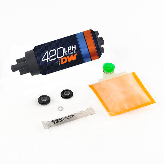 9-421S-1004 DeatschWerks DW420 420lph In-Tank Fuel Pump w/ Install Kit 2006-2009 Honda S2000 AP2 2.2L F22C