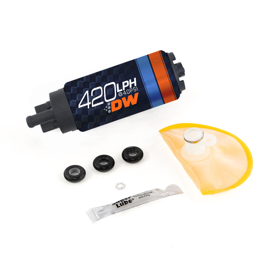9-421S-1005 DeatschWerks DW420 Series 420lph In-Tank Fuel Pump Kit 03-08 Nissan 350Z Infiniti G35 VQ35DE VQ35HR