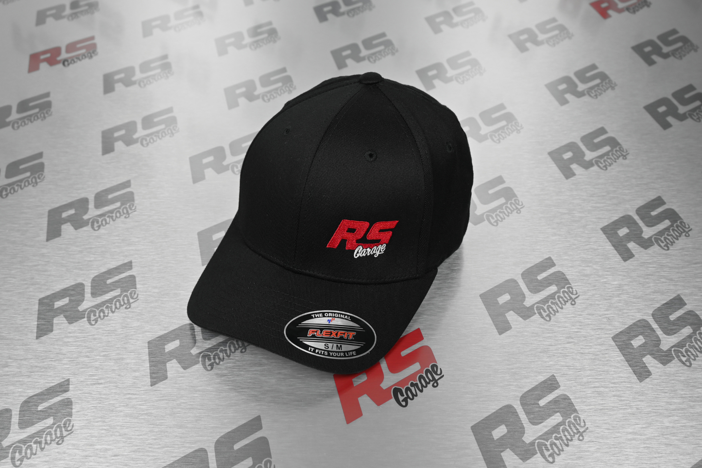 RS Garage Logo FlexFit Hat Black