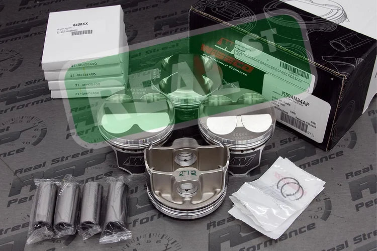 K594M84AP Wiseco AP Forged Pistons Honda Del Sol Civic Si 1.6L B16A 84mm +3.0mm 8.3 cc 11.5:1