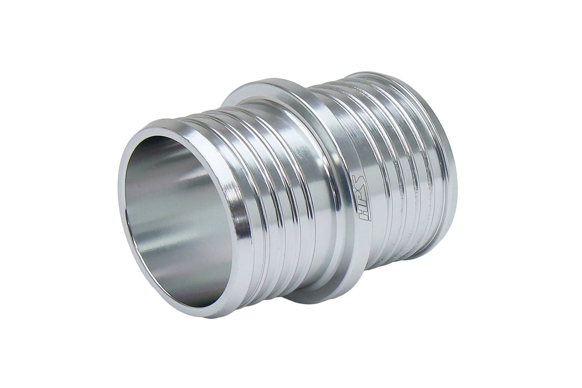 AHU-050-SL HPS 0.5" (13MM) OD 1-1/2" 6061 Aluminum Anodized Silver Billet Aluminum Joiner