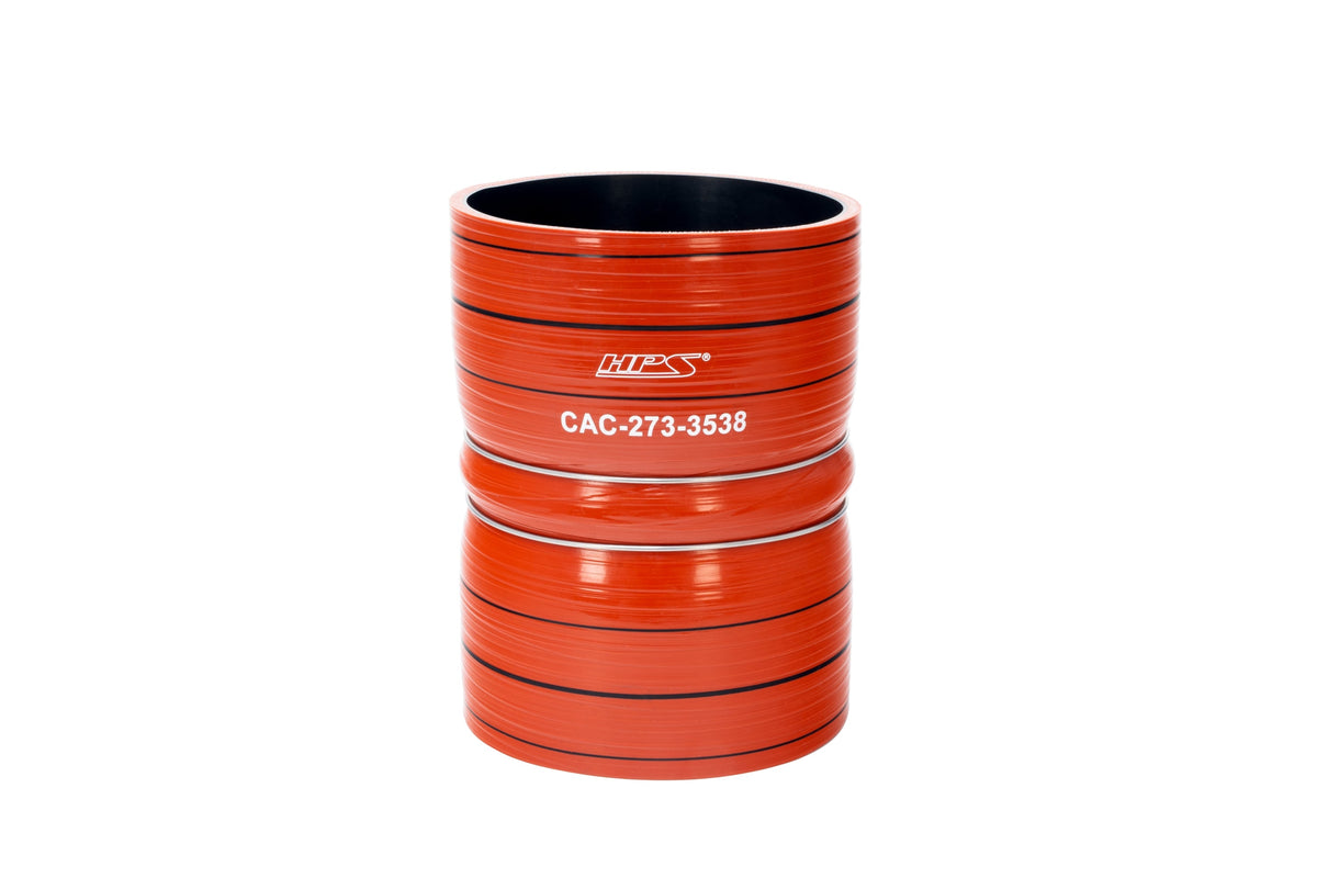 CAC-273-3538 HPS Orange Silicone Air Intake Hose Caterpillar - Various Engines Compatible Models: 3512C 3516C 3516E 785D C175-16 Gen Set SPF343C SR5 XQ2280