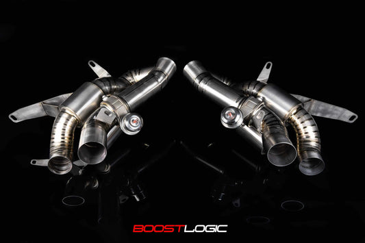 Boost Logic Titanium Axle Back Valved Exhaust System for Ferrari 812