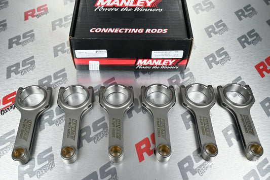 15027-6 Manley H-Tuff Forged H Beam HD Connecting Rods Set Lexus Toyota Supra MK4 2JZGTE 2JZ-GTE 2JZ-GE