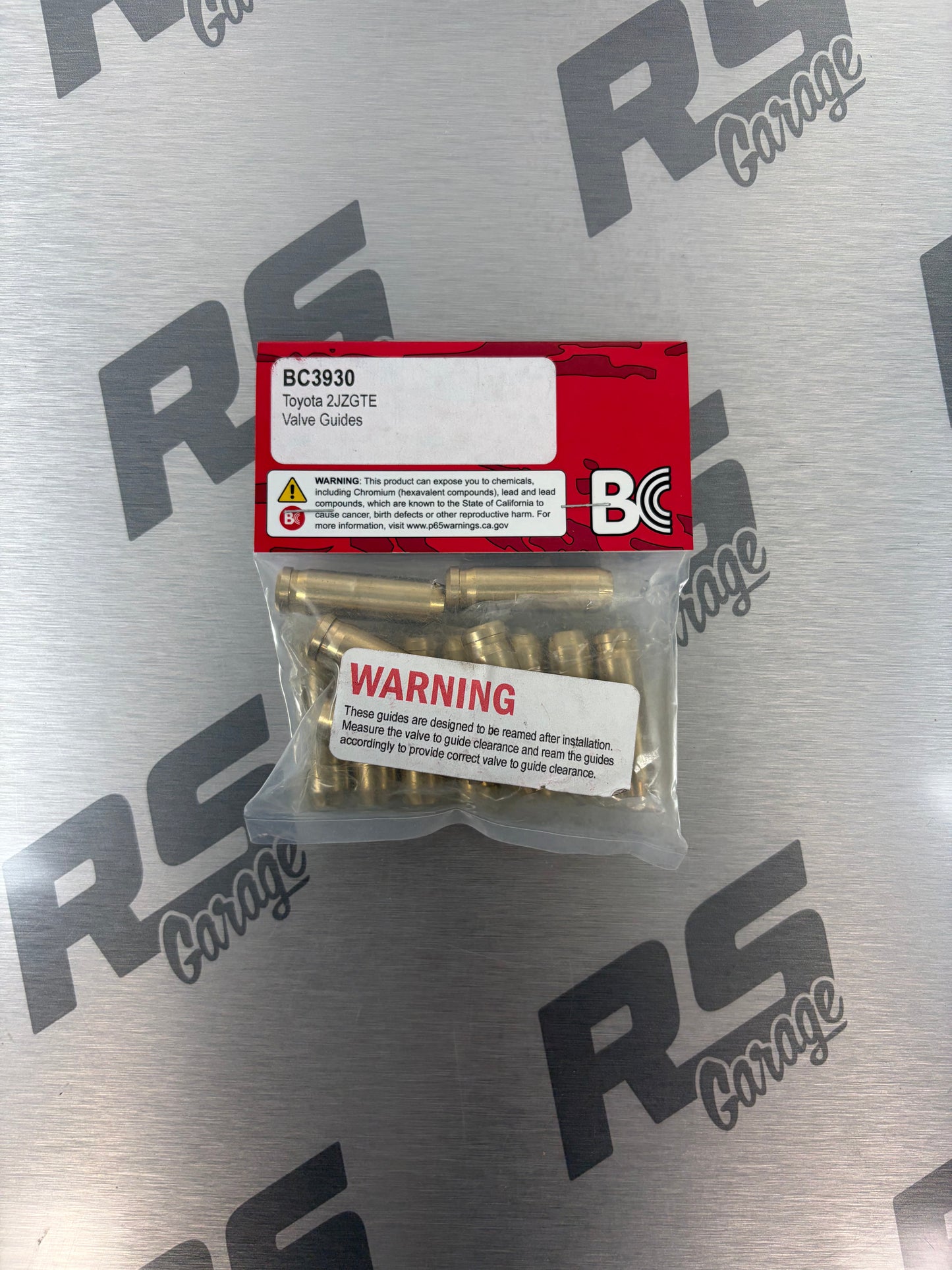 BC3930 Brian Crower 6.0mm Intake Valve Guides Set Toyota Supra Lexus SC300 2JZGE 2JZGTE 2JZ-GTE