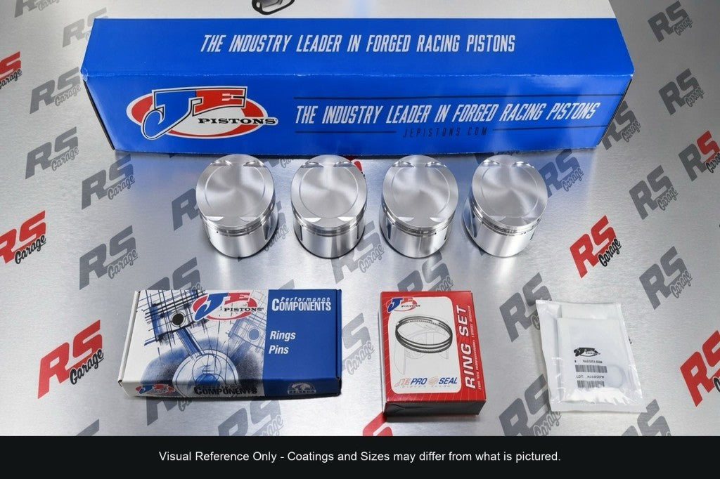 JE Pistons 4-cylinder kit visual reference