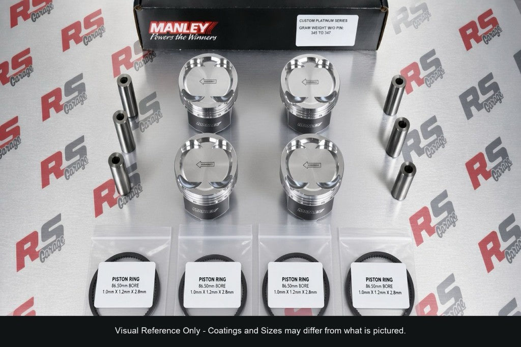 Manley 4-cylinder piston kit visual reference
