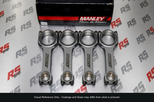 Manley 4-cylinder connecting rod set visual reference