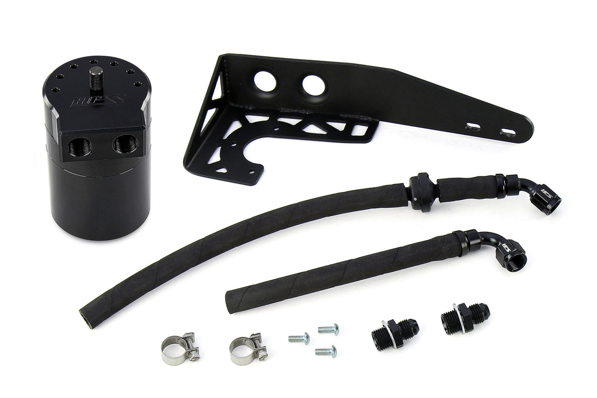 860-001WB HPS Black Oil Catch Can 2018-2022 Honda Accord 2.0L Turbo
