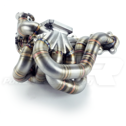 PHR S45 T4 Twin Scroll Billet Collector Turbo Manifold Dual 44mm Wastegates Toyota Supra MK4 2JZ-GTE