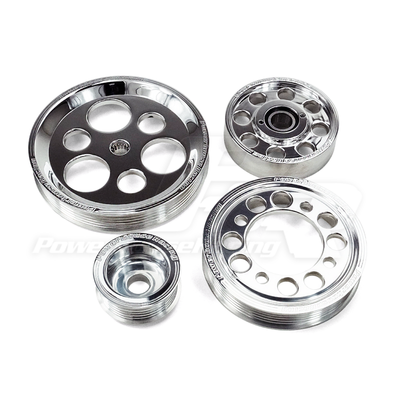 PHR 4 Piece Billet Aluminum Pulley Set for 2JZ