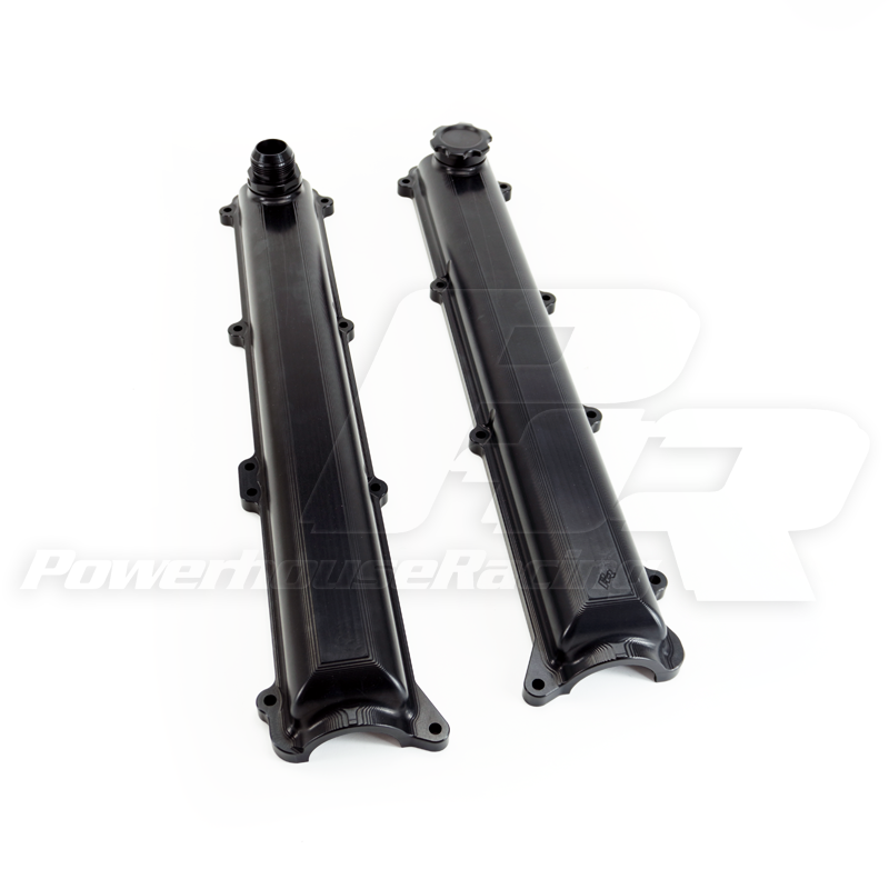 PHR Rigid Ultralight Billet Valve Covers for 2JZ non-VVT-i, with Cam Sensor Boss On Exhaust Side